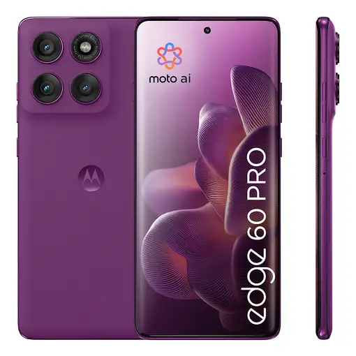 Smartphone Motorola edge 60 pro(6.67'')  5G 512GB/12GB RAM purpura MOTOROLA