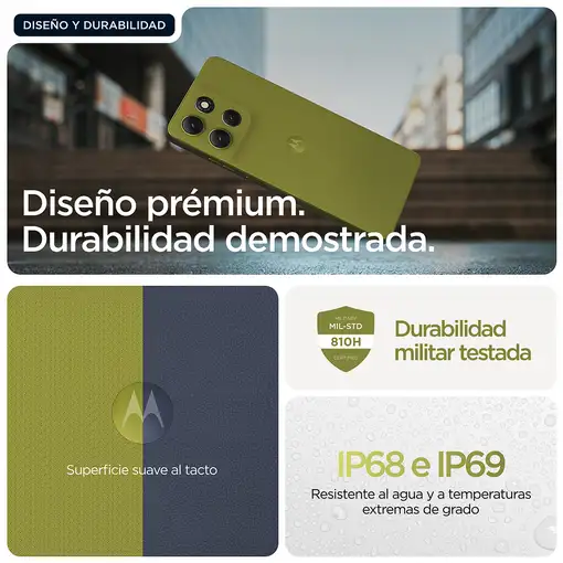 Motorola moto g86 5G 16,9 cm (6.67") SIM doble Android 15 USB Tipo C 8 GB 256 GB 5