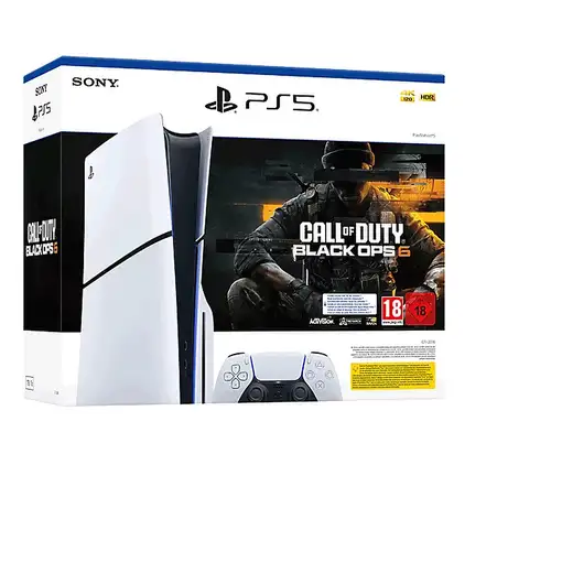 Sony PlayStation 5 Slim - Call of Duty: Black Ops 6 Bundle 1,02 TB Wifi Negro, Bla