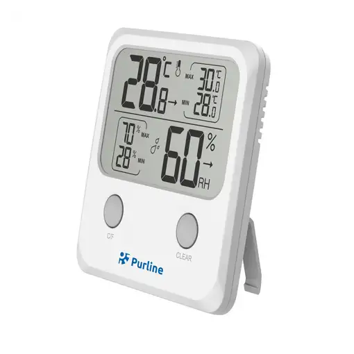 Estación meteorológica inalámbrica con indicador de temperatura y humedad