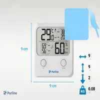 Estación meteorológica inalámbrica con indicador de temperatura y humedad Estación meteorológica inalámbrica con indicador de temperatura y humedad
