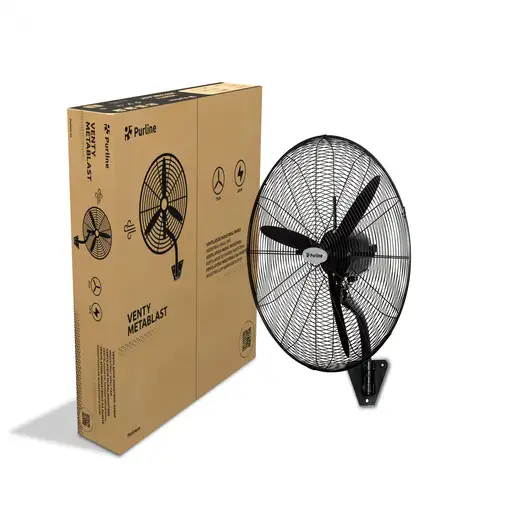 Ventilador Industrial de pared 230W con aspas de aluminio