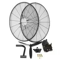 Ventilador Industrial de pared 230W con aspas de aluminio Ventilador Industrial de pared 230W con aspas de aluminio