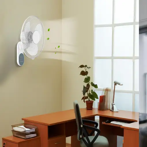 Ventilador de pared con temporizador y 3 velocidades