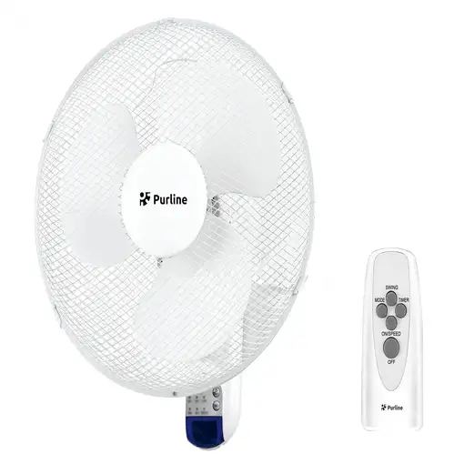 Ventilador de pared digital con mando