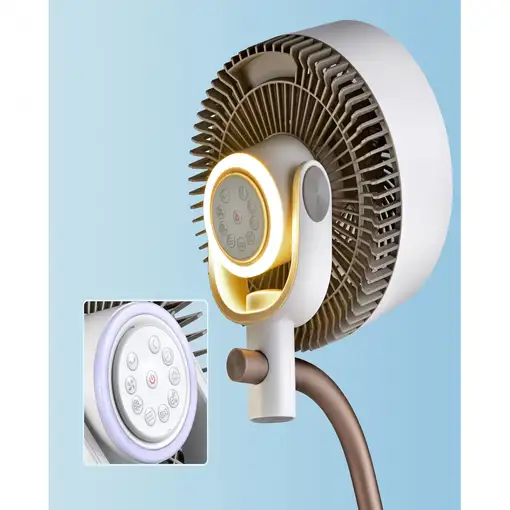 Ventilador de Pie DC con luz ambiental