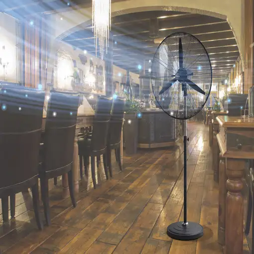 Ventilador Industrial de pie 230W con aspas de aluminio