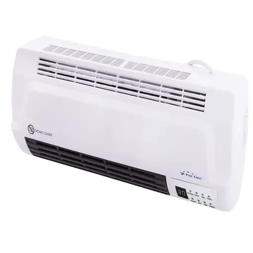 Calefactor split mural 2000 W con mando a distancia y temporizador