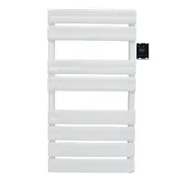 Toallero blanco con control inalámbrico 500W