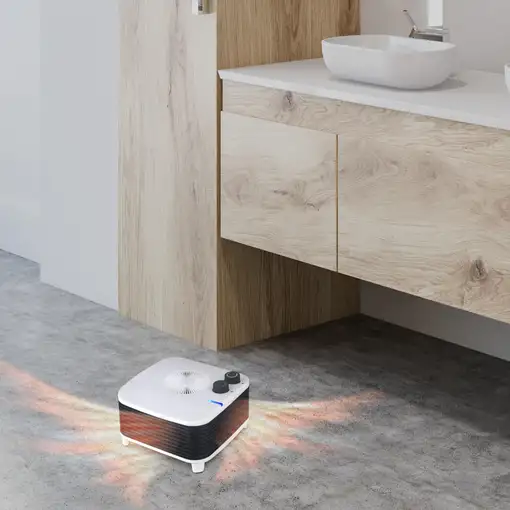 Calefactor de suelo con 2 niveles de potencia