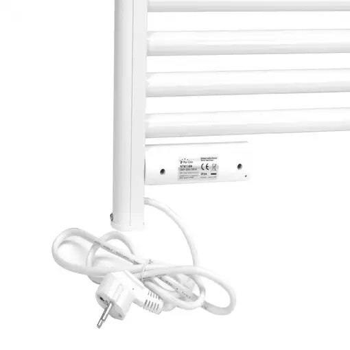 Toallero de aluminio 500 W con temporizador