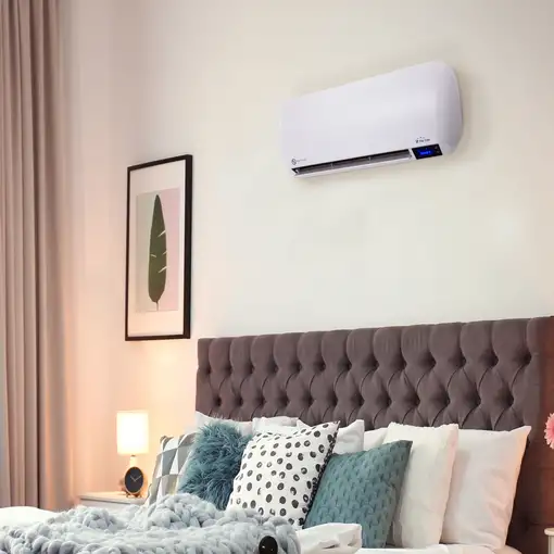 Calefactor split cerámico 2000 W con mando a distancia y temporizador