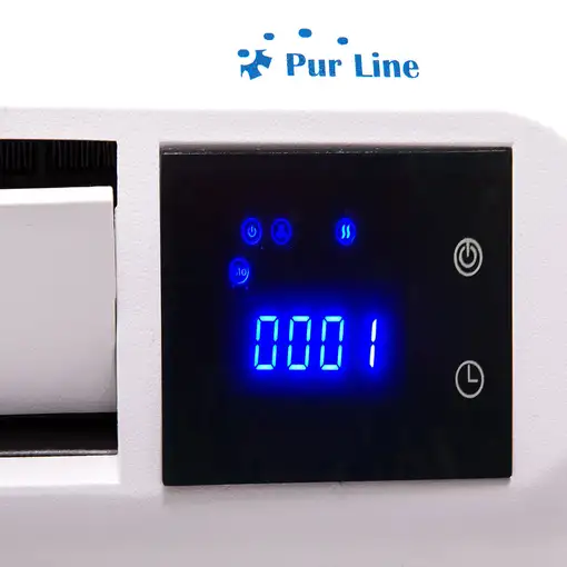 Calefactor split cerámico 2000 W con mando a distancia y temporizador