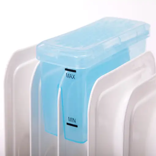 Radiador de aceite blanco de bajo consumo con recipiente para humidificación