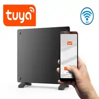 Radiador con panel de cristal y control WiFi por App Radiador con panel de cristal y control WiFi por App