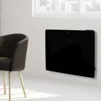 Radiador con panel de cristal y control WiFi por App