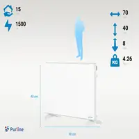Panel radiador con control digital Panel radiador con control digital