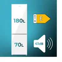 Nevera y congelador Independiente 250 L Blanco 02138 CECOTEC