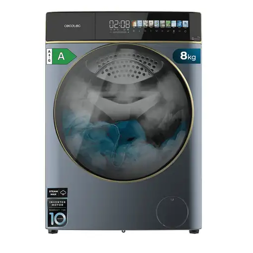 Lavadora carga frontal 8 kg 1400 RPM Azul 00154 CECOTEC