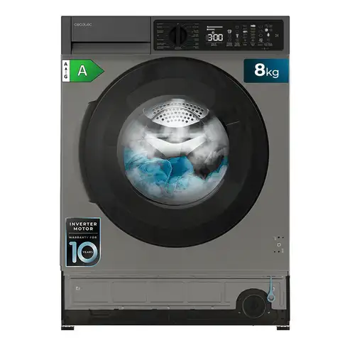 Cecotec Bolero DressCode 850 BI Inverter Steel A lavadora Carga frontal 8 kg 1400