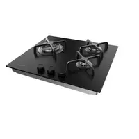 Cecotec Bolero Squad G 3400S Nano Glass Negro Integrado 58 cm Encimera de gas 3 z