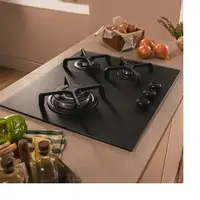 Cecotec Bolero Squad G 3400S Nano Glass Negro Integrado 58 cm Encimera de gas 3 z