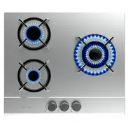 Cecotec Bolero Squad G 3200S Inox Acero inoxidable Integrado 58 cm Encimera de ga