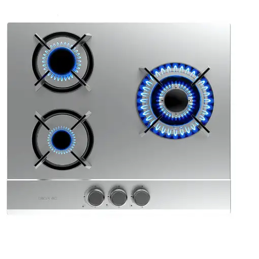 Cecotec Bolero Squad G 3200S Inox Acero inoxidable Integrado 58 cm Encimera de ga