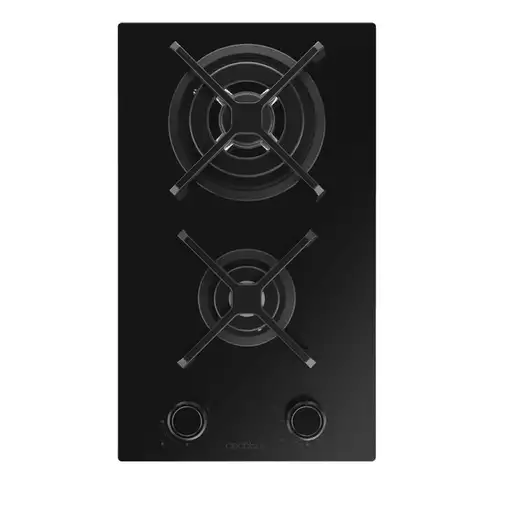 Cecotec Bolero Squad G 2400S Nano Glass Negro Integrado 29.3 cm Encimera de gas 2