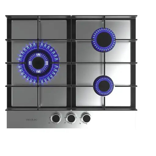 Cecotec Bolero Squad G 3400F Inox Acero inoxidable Integrado 58 cm Encimera de ga
