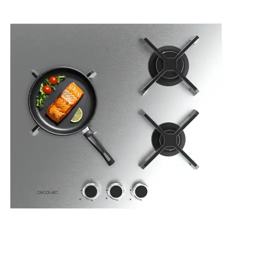 Cecotec Bolero Squad G 3400S Inox Acero inoxidable Integrado 58 cm Encimera de ga