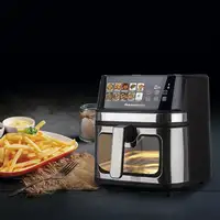 Freidora de Aire 8L 2200W LED Negro GAIA PLUS MELCHIONI FAMILY