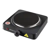 Cocina Eléctrica 1000W Placa Hierro Fundido Negro COOK 1 MELCHIONI FAMILY