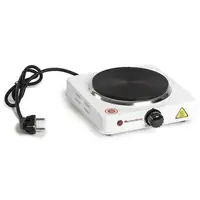 Cocina Eléctrica 1000W Placa Hierro Fundido Blanco COOK 1 MELCHIONI FAMILY