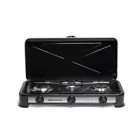 Hornillo de Gas 3 Quemadores Portátil Negro MINERVA NEW 3 MELCHIONI FAMILY