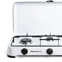 Hornillo de Gas 3 Quemadores Portátil Blanco MINERVA NEW 3 MELCHIONI FAMILY
