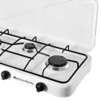 Hornillo de Gas 3 Quemadores Portátil Blanco MINERVA NEW 3 MELCHIONI FAMILY