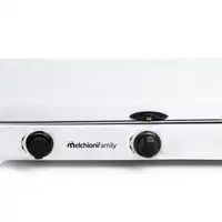 Hornillo de Gas 3 Quemadores Portátil Blanco MINERVA NEW 3 MELCHIONI FAMILY