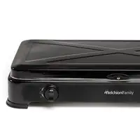 Hornillo de Gas 2 Quemadores Portátil Negro MINERVA NEW 2 MELCHIONI FAMILY Hornillo de Gas 2 Quemadores Portátil Negro MINERVA NEW 2 MELCHIONI FAMILY