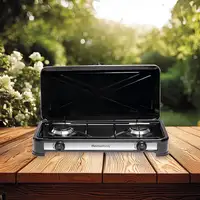 Hornillo de Gas 2 Quemadores Portátil Negro MINERVA NEW 2 MELCHIONI FAMILY Hornillo de Gas 2 Quemadores Portátil Negro MINERVA NEW 2 MELCHIONI FAMILY