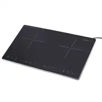 Placa Inducción Portátil 2 Fuegos 3300W Negro OBLIVION 2 MELCHIONI FAMILY