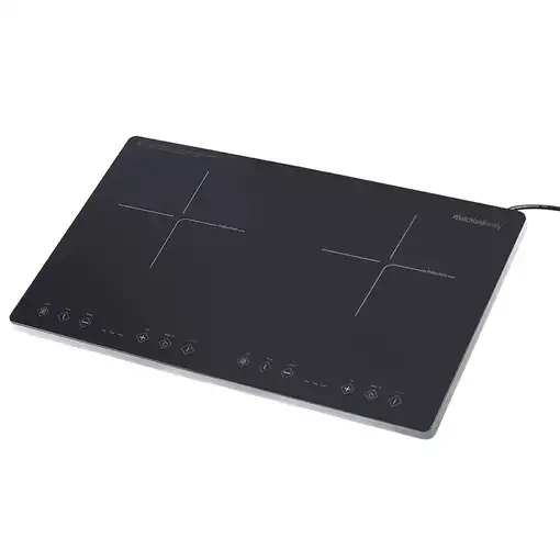Placa Inducción Portátil 2 Fuegos 3300W Negro OBLIVION 2 MELCHIONI FAMILY