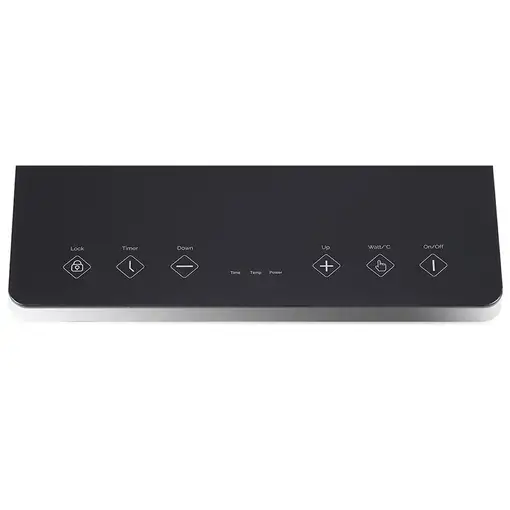 Placa Inducción Portátil 1 Fuego 2000W Negro OBLIVION 1 MELCHIONI FAMILY