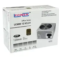 LC-Power LC600-12 V2.31 unidad de fuente de alimentación 400 W 20+4 pin ATX ATX Gr