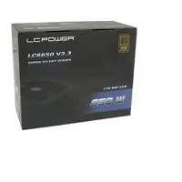 LC-Power LC6650 V2.3 unidad de fuente de alimentación 650 W 20+4 pin ATX ATX Negro