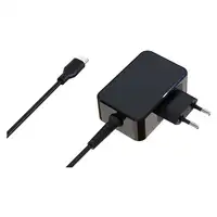 LC-Power LC-NB-GAN-45-C cargador de dispositivo móvil Portátil Negro Corriente alt