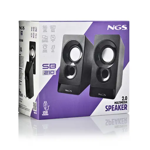 NGS SB 210 Negro Alámbrico 12 W