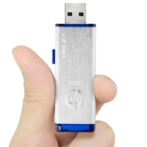 HP x730w unidad flash USB 128 GB USB tipo A 3.2 Gen 1 (3.1 Gen 1) Azul, Acero ino