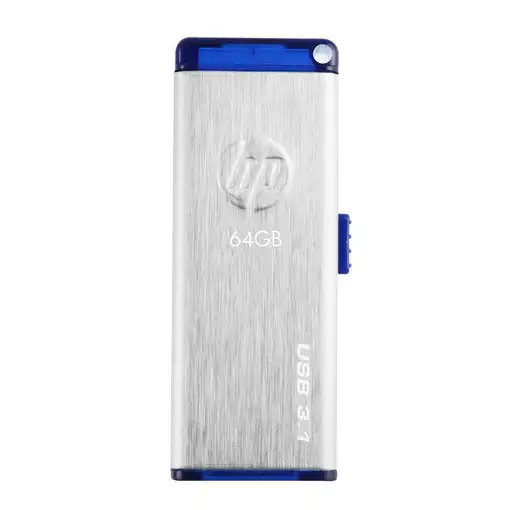 HP x730w unidad flash USB 64 GB USB tipo A 3.2 Gen 1 (3.1 Gen 1) Azul, Acero inox