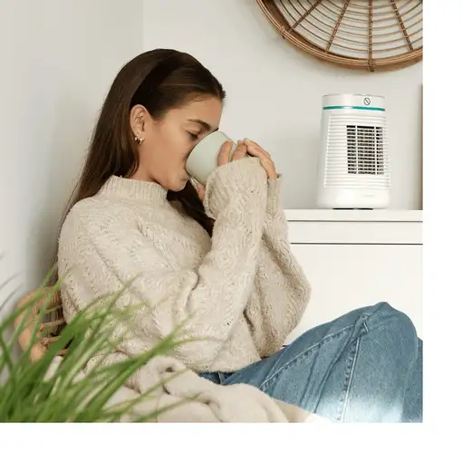 Cecotec 08273 calefactor eléctrico Interior Blanco 1500 W Ventilador eléctrico